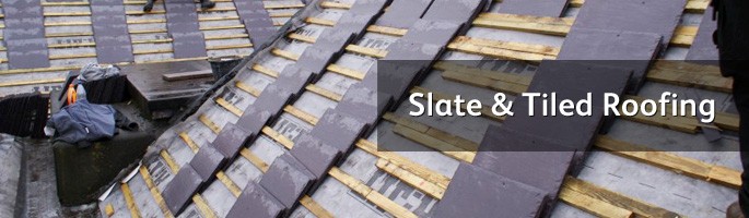 Constructing a slate roof